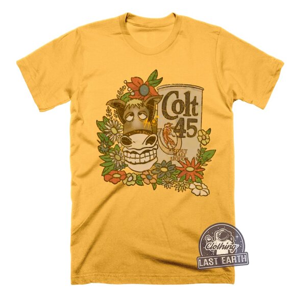 Colt 45 T-Shirt Party Mule Shirt Fast Times Ridgemont HIgh Shirt Spicoli Shirt - Picture 1 of 2